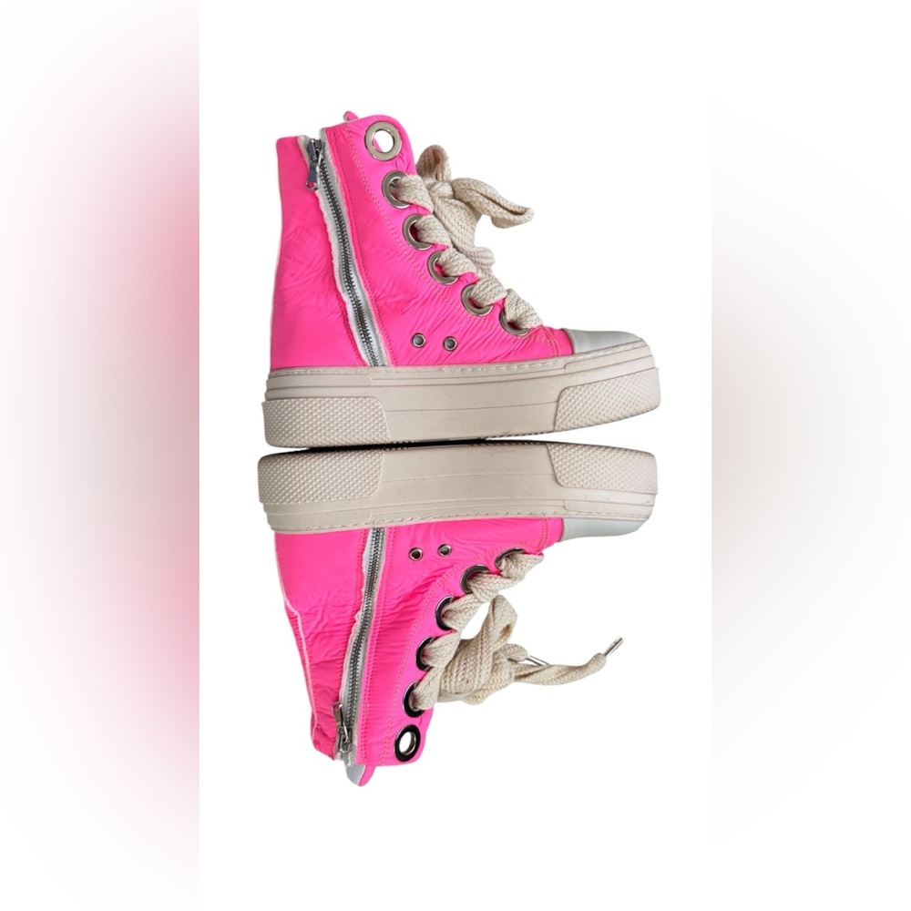 Cristian Zerotre Calipso FUXIA Pink  Sneakers Size 37 EUR ，Made in Italy - Picture 7 of 9